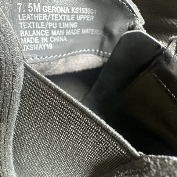 Kensie Women's Gerona Ankle Boots Size 7.5 Dark Gray Side Zipper Cowboy Western - Picture 10 of 11